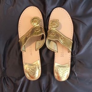 Gold Jacks Wedge Sandal. Never worn.